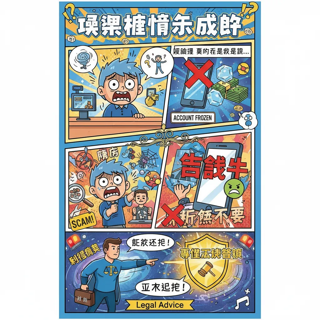 娛樂城警示帳戶凍結怎麼辦？專業法律諮詢與解除攻略