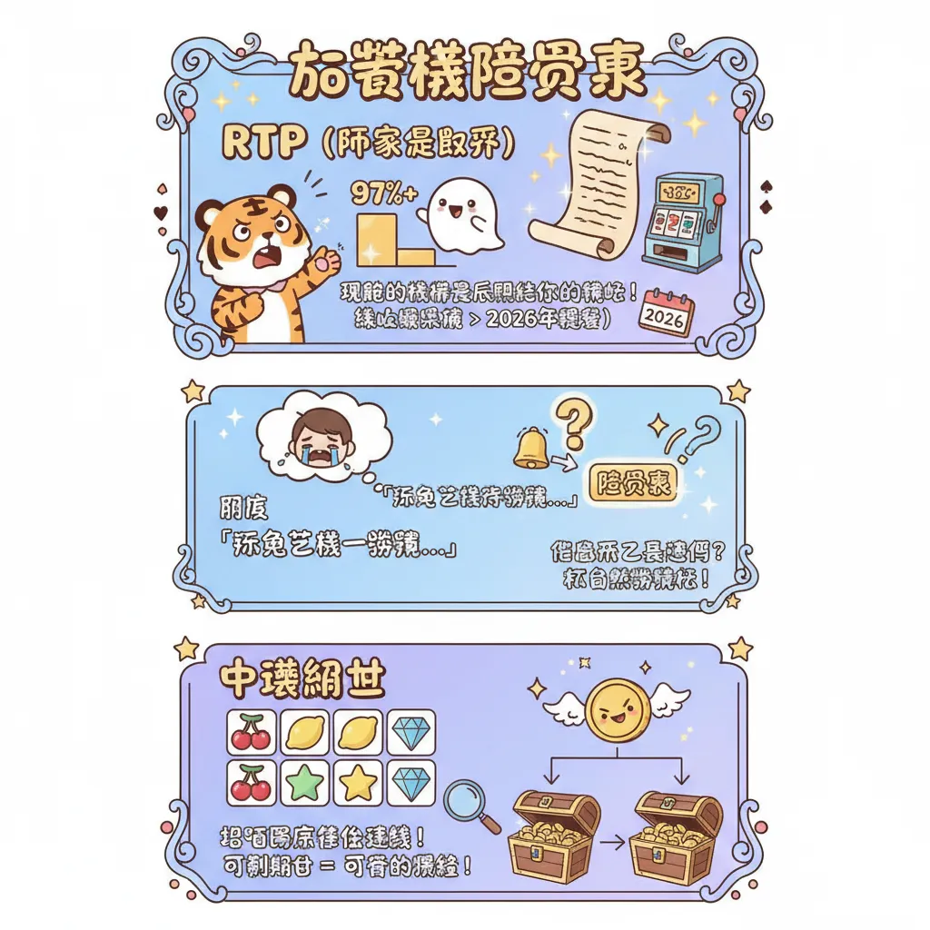 解析老虎機賠率表：掌握RTP與中獎組合的獲勝關鍵