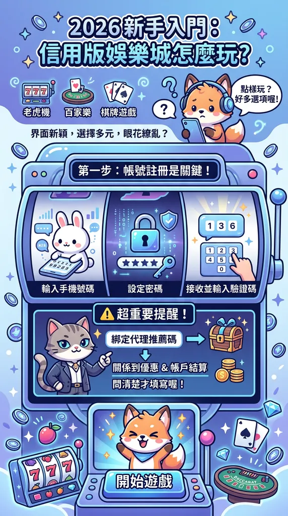 信用版娛樂城怎麼玩？從帳號註冊到出金流程完整攻略